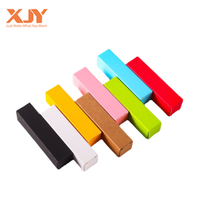 Free Sample Wholesale Custom Luxury Perfume Gift Box Hot Stamping Gold Foil Cosmetics Paper Box For Lipstick Tube Packaging Box