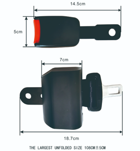 Cinturón de Seguridad Infantil Universal de Alta Calidad con Certificación E, Ajustable en 2 Puntos, para Autos, Camiones, Autobuses, Tractores, Montacargas y Bebés - Product Image 2