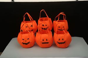 Bolsa de Calabaza 3D de Halloween, Accesorio de Ambiente Festivo de Bruja y Fantasma para Niños, Bolsa de Mano de Tela No Tejida, Suministros Navideños - Product Image 4