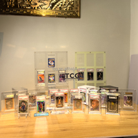Protector de Tarjetas Acrílicas Graduadas TCG al por Mayor, Estuche Rígido CSC para Tarjetas de Estrellas de Béisbol BGS CGC con Tapa Magnética