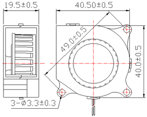 Tùy Chỉnh Micro Blower <span class=keywords><strong>Fan</strong></span> 40Mm Im Lặng <span class=keywords><strong>Fan</strong></span> 20Mm 40*40*20Mm 12V 5V Tay Áo Mang DC Quạt Quạt Ly Tâm - Product Image 3