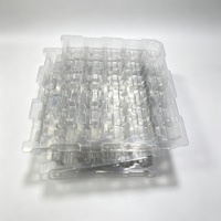 Plateau sous vide en plastique PET pour connecteurs automobiles, plateau d'emballage antistatique ESD pour connecteurs, OEM ODM en stock