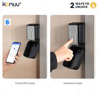 Kemuu Low Price TTlock Waterdichte Cloud SDK Slimme Sleutelkluis met Combinatiepadslot voor Wandmontage