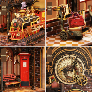 Jiate Zero Point Station – Kit de Modélisme 3D en Bois à Assembler Soi-même, Décoration Créative de Bureau, Ornement - Product Image 5