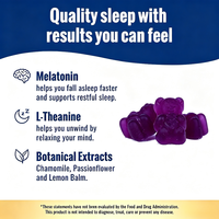 Complément alimentaire pour le sommeil des adultes avec L-théanine et camomille OEM ODM