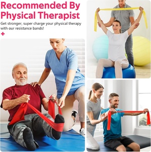 Antrenman için Düz Direnç Bantları, Fizik Tedavi, Esneme, İyileşme, Pilates, Rehabilitasyon, Güç Antrenmanı için Egzersiz Bantları - Product Image 4