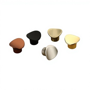 Pomos de Puerta Geométricos Modernos de Aleación de Zinc con Acabado Duradero para Muebles de Cocina, Diseño Contemporáneo para Decoración de Hogar, Hotel y Villas - Product Image 1