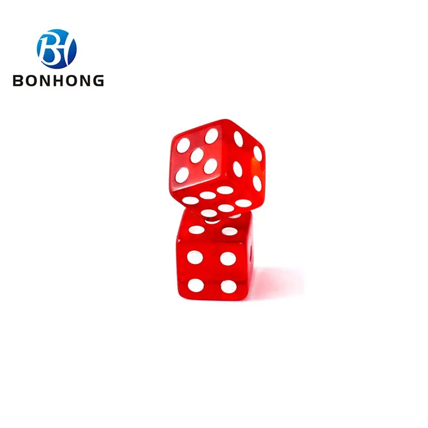 Bonhongカスタム12mm標準6サイズのプラスチックポークゲームD6ボードゲームダイスピース