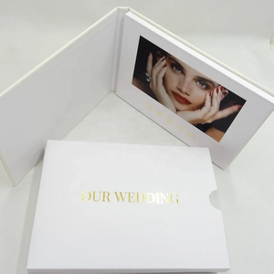 Promotion Items 7 Inch Lcd Screen Videocard Video Postcard Digital Video Box with Lcd Screen Video Brochure for Gift