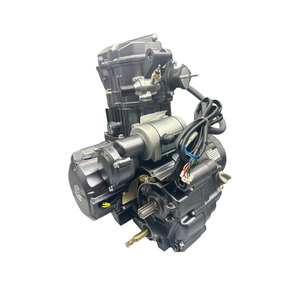Motor de motocicleta de 4 tiempos, 1 marcha <span class=keywords><strong>adelante</strong></span> + 1 marcha atrás, arranque eléctrico, motor refrigerado por agua, motocicleta CG200 - Product Image 4