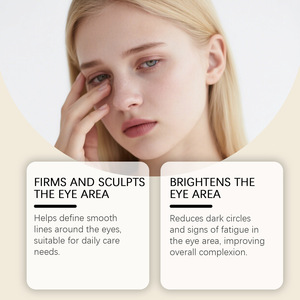 Crème pour les yeux à la niacinamide hydratante légère et facile à appliquer, masser la peau autour des yeux, crème hydratante douce pour les yeux - Product Image 5