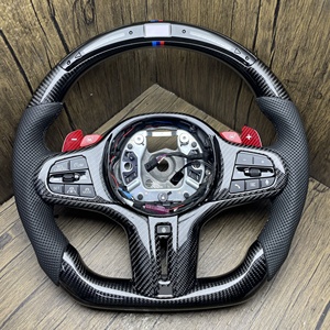 Volante Deportivo de Cuero YLC para <span class=keywords><strong>BMW</strong></span> 320 <span class=keywords><strong>525</strong></span> F10 F20 F30 F15 F25 F07 F01 F82 M3 M4 M5 M6 E92 E60 X6, Volante M Performance - Product Image 4