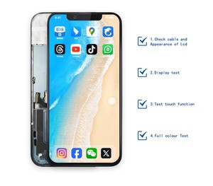 จอ LCD มือถือขายส่งสำหรับ <span class=keywords><strong>iPhone</strong></span> 11 12 13 14 15 16 Pro <span class=keywords><strong>Max</strong></span> 17  อะไหล่เปลี่ยนหน้าจอสำหรับ <span class=keywords><strong>iPhone</strong></span> <span class=keywords><strong>Xs</strong></span> <span class=keywords><strong>Max</strong></span> Xr 6 6S 7 8 Plus - Product Image 6