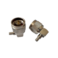 Connecteur N-C-JW3 RF mâle à angle droit N Connecteur pour câbles de communication RG58 RG142