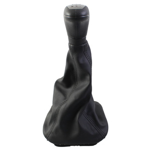 หัวเกียร์รถยนต์ Lada Next หนังสีดำ 5 สปีด คันเกียร์แบบ Ergonomic อะไหล่ตกแต่ง - Product Image 1