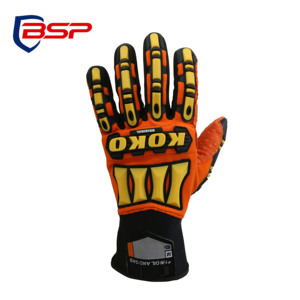 Custom Wholesale TPR Anti Impact Construction Working Protection <strong>Gloves</strong> Impact Resistant <strong>Kong</strong> Mechanic Work <strong>Gloves</strong> - Product Image 4