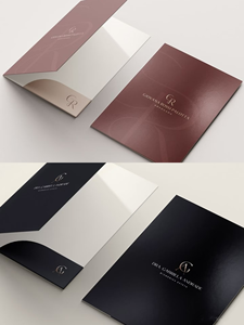 Carpetas de Presentación de Lujo con Doble Bolsillo, Tamaño A4 y A5, Servicios Personalizados, Carpeta de Catálogo Empresarial para Guardar Hojas - Product Image 6