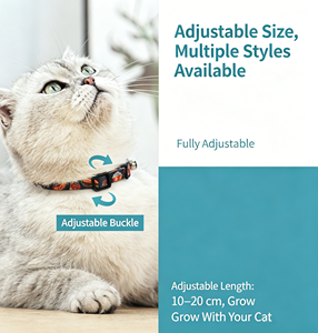 Nouveau Collier pour Chat en Nylon Personnalisable 2026 avec Code QR Intelligent et Logiciel Personnalisé, Boucle à Libération Rapide et Housse de Protection - Product Image 4