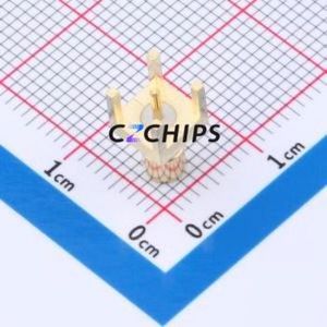HL-SMB-JE-02 RF Coaxial Connector Through hole Component (THT) Connector Board-to-Board Inner Pin Straight Pin - Product Image 2
