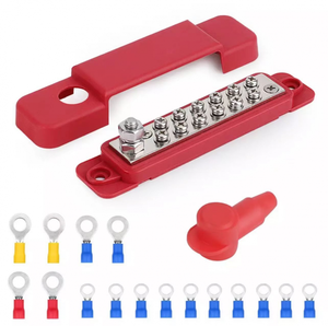 Bloc de <span class=keywords><strong>Distribution</strong></span> de puissance à barre omnibus à 12 points 180a 12V DC bornier rouge - Product Image 3