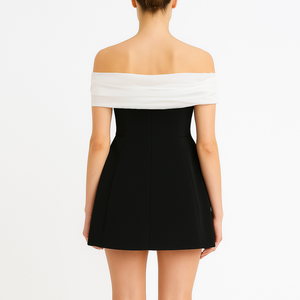 Mini-<span class=keywords><strong>Robe</strong></span> Sexy Femme Sur Mesure, <span class=keywords><strong>Robe</strong></span> <span class=keywords><strong>Courte</strong></span> Trapèze Tendance pour Femmes - Product Image 2