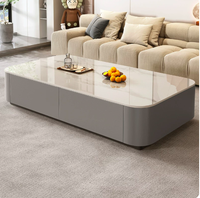 Table basse de luxe compacte pour salon, idéale pour les petits espaces domestiques, table basse simple avec combinaison meuble TV