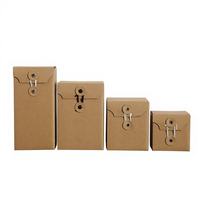 Cajas de Cartón Corrugado Kraft Plegables Cuadradas Clásicas Ecológicas al por Mayor con Impresión Offset para Empaque de Tazas