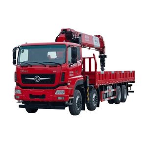 Camion de fret Dongfeng 8X4 avec grue télescopique de 25 tonnes, camion-grue monté pour travaux de construction - Product Image 1