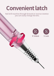 Professioneller elektrischer Nagelfräser mit 35.000 U/min: Geschwindigkeitsanzeige, 2 USB-Anschlüsse, Keramikbit für Heim- und Salonanwendungen - Product Image 5