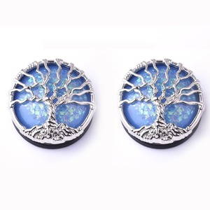 Utilisé dans les oreilles étirées, outils médicaux pour protège-<span class=keywords><strong>oreille</strong></span>, incrustation, 5 pièces, en acier médical, opale bleue, <span class=keywords><strong>arbre</strong></span> <span class=keywords><strong>de</strong></span> <span class=keywords><strong>vie</strong></span> - Product Image 1