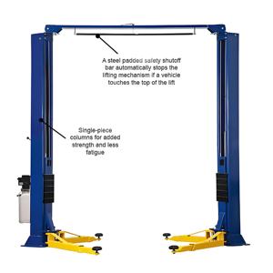10000磅/4500千克1850毫米双柱轿厢升降机车间2杆轿厢升降机 - Product Image 2