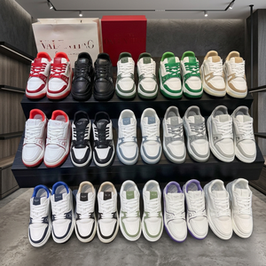 Chaussures de sport décontractées de luxe haut de gamme à lacets, color-block, durables, résistantes à l'usure et amortissantes - Product Image 2