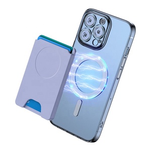 Portafoglio Magnetico Sottile Porta Carte Personalizzabile MagSafe da Uomo per 3 Carte per <span class=keywords><strong>iPhone</strong></span> 16 15 14 Pro Max - Product Image 1