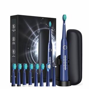 Brosse à dents électrique étanche de qualité supérieure pour un nettoyage en profondeur, personnalisable, nouvelle, fabriquée en Chine, avec poils en nylon moyens, idéale pour les voyages et l'usage domestique, parfaite comme cadeau. - Product Image 1