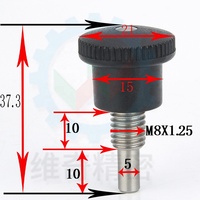 Acier inoxydable et acier au carbone Mini Index Plunger Spring Locking Plastic Pull Knob Spring-Loaded Pin