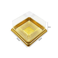 Einzelne Mini Dessert Kuchen Box Moon Cake Blister Verpackungs box