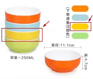 Tazón de Melamina Nórdico de Color Sólido para Niños, Personalizado al por Mayor - Product Image 6