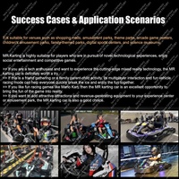 MR Go-Kart AR Go-Karting Karting en réalité mixte MR Go Karting Simulateur de karting immersif VR Course de voitures en plein air et en intérieur pour enfants