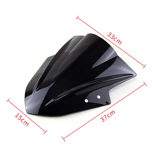 Parabrisas delantero Durable Resistente al desgaste ABS Soporte universal Suministro transfronterizo Accesorios de modificación de motocicleta - Product Image 2