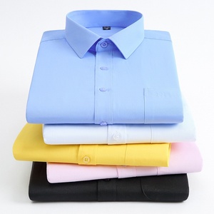 <span class=keywords><strong>Camicia</strong></span> a Maniche Lunghe da <span class=keywords><strong>Uomo</strong></span>, Abbigliamento Formale Business Casual, Tinta Unita o a <span class=keywords><strong>Righe</strong></span>, <span class=keywords><strong>Camicia</strong></span> Professionale, Vendita all'Ingrosso - Product Image 2