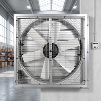Ventilateur d'extraction d'air froid pour élevage avicole JTX-D1380 1,1 kW 44500 m³/h, ventilateur de ventilation BLDC EC