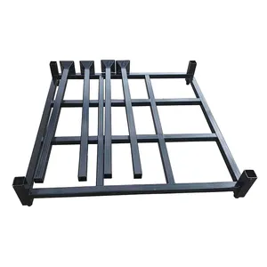 Midwell adjustable Foldable Portable Steel Metal Warehouse Stackable Textile Fabric Rolls Pallet Racks