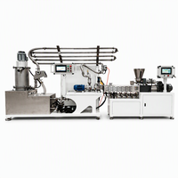 Granulateur à double vis ZS-433, machine de granulation de plastique, extrudeuse de compostage de polymères pour le traitement du plastique