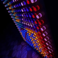 Panel de Luz Sensorial Interactivo LED Iluminado con Pines Acrílicos Multicolor para Centros de Juego Infantiles y FEC