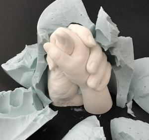 Poudre d'alginate en gros pour <span class=keywords><strong>moulage</strong></span>, kit de <span class=keywords><strong>moulage</strong></span> manuel DIY, kit de <span class=keywords><strong>moulage</strong></span> de main en plâtre 3D pour bébé et couples - Product Image 3