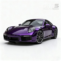 Peinture Métallique Minuit Violet UV Résistant au Vieillissement Car Wrap Vinyle Chrome Minuit violet Vinyle Car Wrap