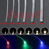 Cable de Fibra Óptica PMMA de 1.5mm con Iluminación en Extremo, Clasificación IP65, Luces LED de Fibra Óptica, 700m por Rollo