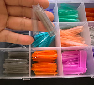 Mới nhất đầy màu sắ<span class=keywords><strong>c</strong></span> kép Nail forms vuông <span class=keywords><strong>Shape</strong></span> Mix 12 khá<span class=keywords><strong>c</strong></span> nhau Stiletto hạnh nhân Nail lời khuyên cho bán buôn (288 <span class=keywords><strong>c</strong></span>ái/hộp) - Product Image 3