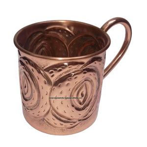 Tasses de mules à Cocktail en verre et cuivre, pour mariage, fête, bureau, Bar, hôtel et Restaurant - Product Image 1