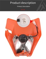 Pour KTM moto tout-terrain accessoires de Modification universels pour Constant Ship Kvis LED phare avant Grinse Light